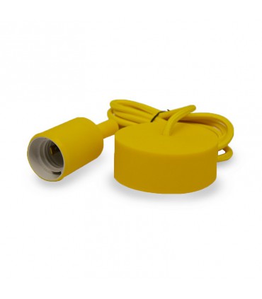 Suspension câble 2m E27 jaune 5007 3760173783632
