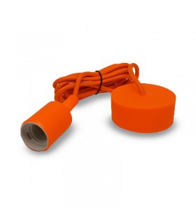 Suspension câble 2m E27 orange 5008 3760173783649