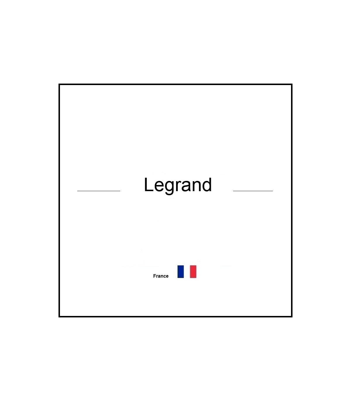 Prise de courant Legrand - Obturateur complet Neptune - Blanc
