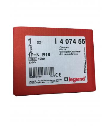 Legrand 407455 - DX3 1P+NG B16 6000A/10KA - 3245064074551