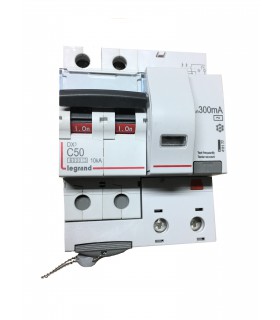 Legrand 411177 - DX3 2P C50 6000A AC 300MA 4M - 3245064111775