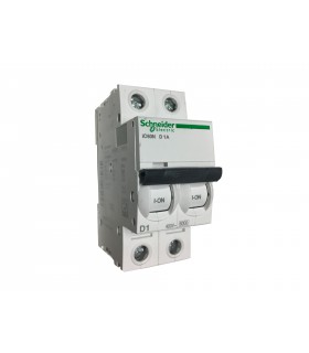 ACTI9 - IC60N DISJONCTEUR 2P 1A COURBE D - CERTIF NF - A9F75201