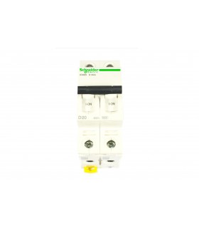 ACTI9 - IC60N DISJONCTEUR 2P 20A COURBE D - CERTIF NF - A9F75220