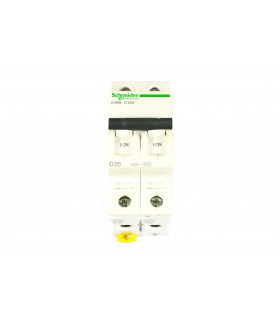 ACTI9 - IC60N DISJONCTEUR 2P 25A COURBE D - CERTIF NF - A9F75225