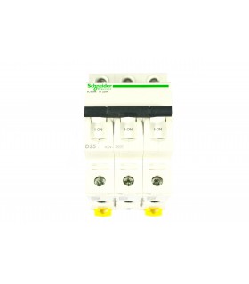ACTI9 - IC60N DISJONCTEUR 3P 25A COURBE D - CERTIF NF - A9F75325
