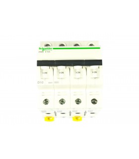 ACTI9 - IC60N DISJONCTEUR 4P 10A COURBE D - CERTIF NF - A9F75410