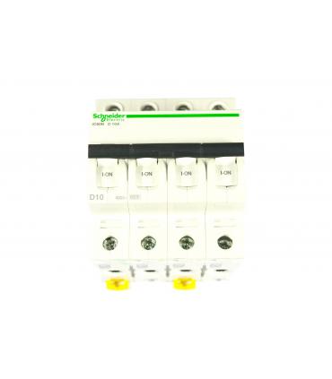ACTI9 - IC60N DISJONCTEUR 4P 10A COURBE D - CERTIF NF - A9F75410