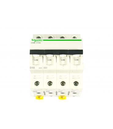 ACTI9 - IC60N DISJONCTEUR 4P 16A COURBE D - CERTIF NF - A9F75416