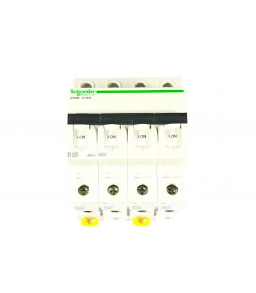 ACTI9 - IC60N DISJONCTEUR 4P 25A COURBE D - CERTIF NF - A9F75425