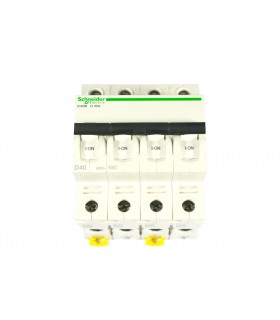 ACTI9 - IC60N DISJONCTEUR 4P 40A COURBE D - CERTIF NF - A9F75440