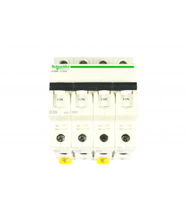ACTI9 - IC60N DISJONCTEUR 4P 50A COURBE D - CERTIF NF - A9F75450