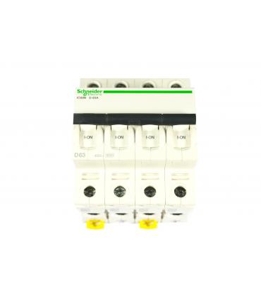ACTI9 - IC60N DISJONCTEUR 4P 63A COURBE D - CERTIF NF - A9F75463