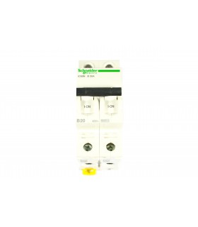 ACTI9 - IC60N DISJONCTEUR 2P 20A COURBE B - CERTIF NF - A9F76220