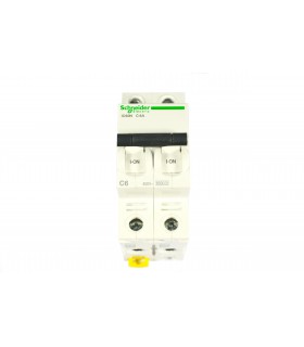 ACTI9 - IC60N DISJONCTEUR 2P 6A COURBE C - CERTIF NF - A9F77206