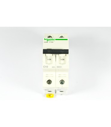 ACTI9 - IC60N DISJONCTEUR 2P 10A COURBE C - CERTIF NF - A9F77210