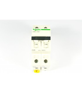 ACTI9 - IC60N DISJONCTEUR 2P 25A COURBE C - CERTIF NF - A9F77225