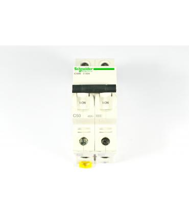 ACTI9 - IC60N DISJONCTEUR 2P 50A COURBE C - CERTIF NF - A9F77250