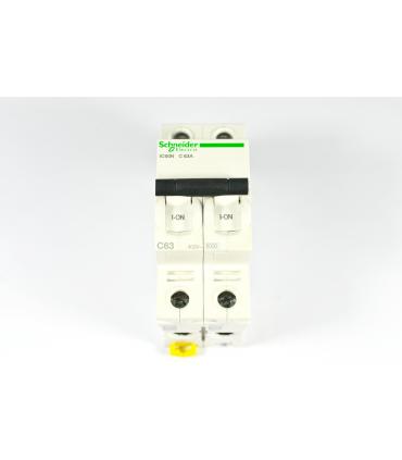 ACTI9 - IC60N DISJONCTEUR 2P 63A COURBE C - CERTIF NF - A9F77263