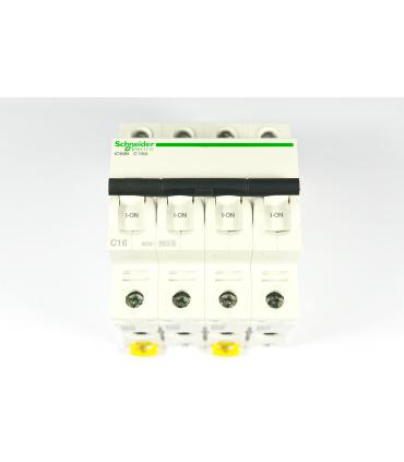 ACTI9 - IC60N DISJONCTEUR 4P 16A COURBE C - CERTIF NF - A9F77416