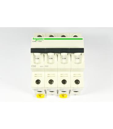 ACTI9 - IC60N DISJONCTEUR 4P 50A COURBE C - CERTIF NF - A9F77450
