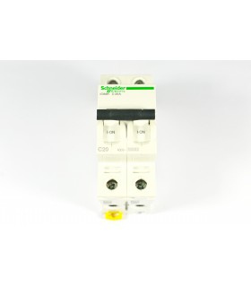 ACTI9 - IC60H DISJONCTEUR 2P 20A COURBE C - CERTIF NF - A9F87220