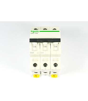 ACTI9 - IC60H DISJONCTEUR 3P 63A COURBE C - CERTIF NF - A9F87363