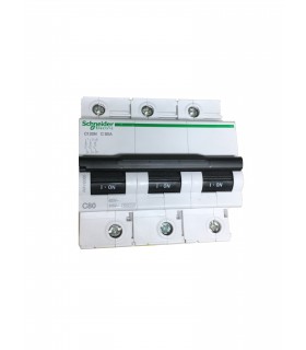 DISJONCTEUR C120N 3P 80 A - COURBE C - 10 KA - CERTIF NF - A9N18365 DISJONCTEUR C120N 3P 80 A - COURBE C - 10 KA - CERTIF NF - A9N18365