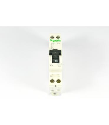 PRODIS DT40 - DISJONCTEUR - 1P+N - 4A - COURBE C - CERTIF NF - A9N21022