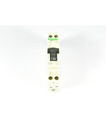 PRODIS DT40 - DISJONCTEUR - 1P+N - 25A - COURBE C - CERTIF NF - A9N21027