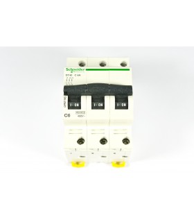 PRODIS DT40 - DISJONCTEUR - 3P - 6A - COURBE C - 6KA - CERTIF NF - A9N21043