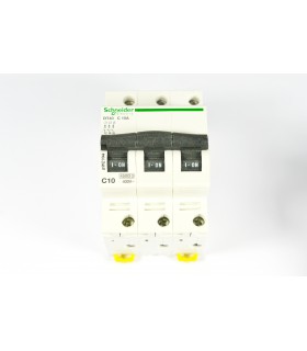 PRODIS DT40 - DISJONCTEUR - 3P - 10A - COURBE C - 6KA - CERTIF NF - A9N21044