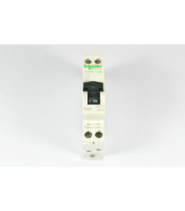 PRODIS DT40N - DISJONCTEUR - 1P+N - 20A - COURBE C - CERTIF NF - A9N21367