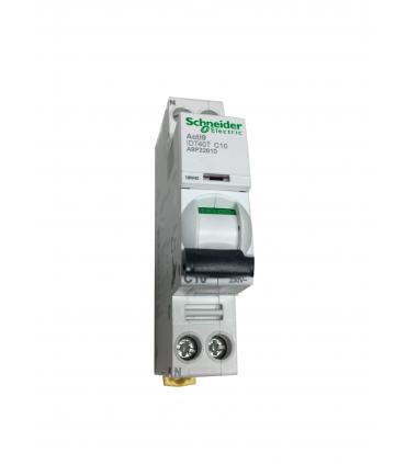 ACTI9 - IDT40T - DISJONCTEUR MODULAIRE - 1P+N - 10A - COURBE C - A9P22610