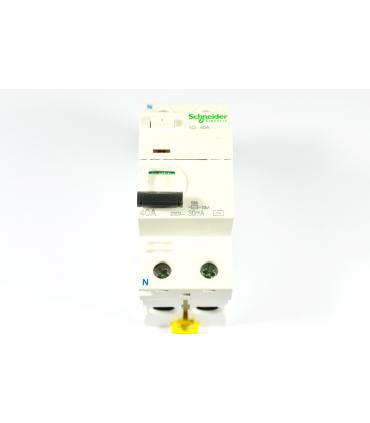 ACTI9 - IID INTERRUPTEUR DIFFERENTIEL 2P 40A 30MA TYPE AC - NF - A9R11240