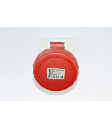 PRATIKA - SOCLE DE PRISE INDUSTRIELLE DROITE 16 A - 3P+T - PKY16G734