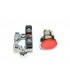 HARMONY XB4 - BOUTON POUSSOIR A IMPULSION - Ø22 - ROUGE - 1O - XB4BA42