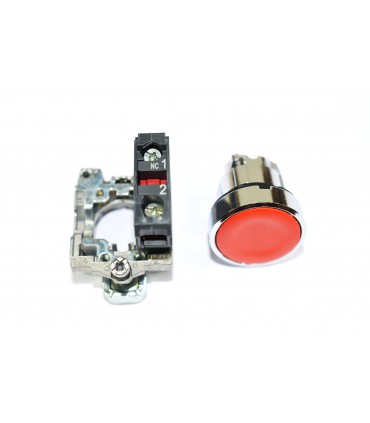 HARMONY XB4 - BOUTON POUSSOIR A IMPULSION - Ø22 - ROUGE - 1O - XB4BA42