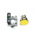 HARMONY XB4 - BOUTON POUSSOIR A IMPULSION - Ø22 - JAUNE - 1F - XB4BA51