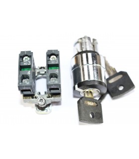 HARMONY XB4 - BOUTON A CLE 455 - Ø22 - 3 POS FIX - RETR C - 2F - XB4BG33 HARMONY XB4 - BOUTON A CLE 455 - Ø22 - 3 POS FIX - RETR C - 2F - XB4BG33