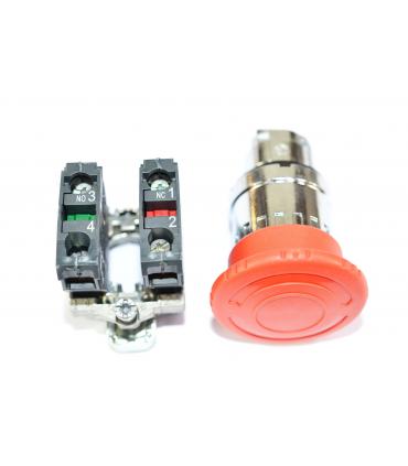 HARMONY XB4 - BOUTON ARRET URGENCE - Ø40 - POUSSER TOURNER - XB4BS8445