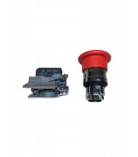 HARMONY - BOUTON POUSSOIR ARRET D URGENCE XB4 - Ø 22MM - ROUGE - XB4BT842