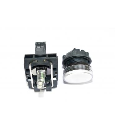 HARMONY XB5 - VOYANT LUMINEUX DEL - Ø22 - BLANC - 230V - VIS - XB5AVM1