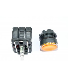 HARMONY BT-POUS LUMINEUX VERT Ø22 - IMPULSION - 24V - 1O+1F - XB5AW33B5