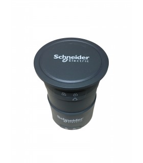 HARMONY XVU - EMBASE ALIM AVEC COUVERCLE - Ø60 - NOIR - 24VACDC - XVUC21B