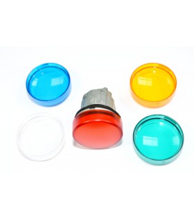 HARMONY XB4 - TETE VOYANT LUMINEUX DEL - Ø22 - LISSE - POUR ETIQ - ZB4BV003