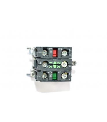 HARMONY CORPS DE BOUTON LUMINEUX - Ø22 - VERT LED INTEGREE 1O+1F - ZB4BW0M35