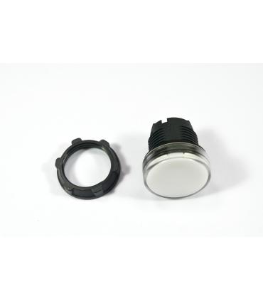 HARMONY XB5 - TETE VOYANT LUMINEUX DEL - Ø22 - LISSE - BLANC - ZB5AV013