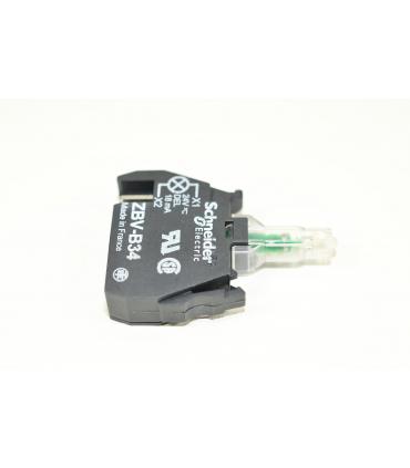 HARMONY BLOC LUMINEUX - Ø22 - LED VERTE INTEGREE - 24V - ZBVB34