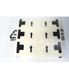 HARMONY PLANCHE DE 66 ETIQUETTES Ø22 RONDE FLECHE (DIRECTION - ZBY1912