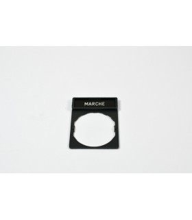 HARMONY - PORTE-ETIQUETTE 30X40 + ETIQUETTE MARCHE 8X27 - ZBY2103